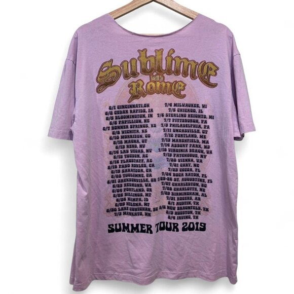 Sublime with Rome Summer Tour 2019 Pink Concert Tee – Size Large | Relaxed / Ove - Picture 4 of 6
